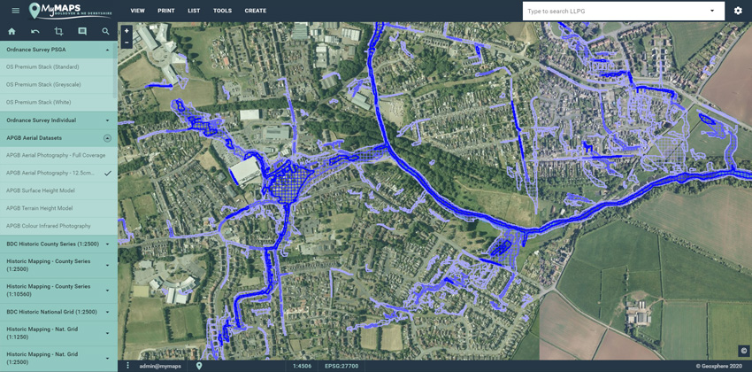 XMAP screenshot - flooding