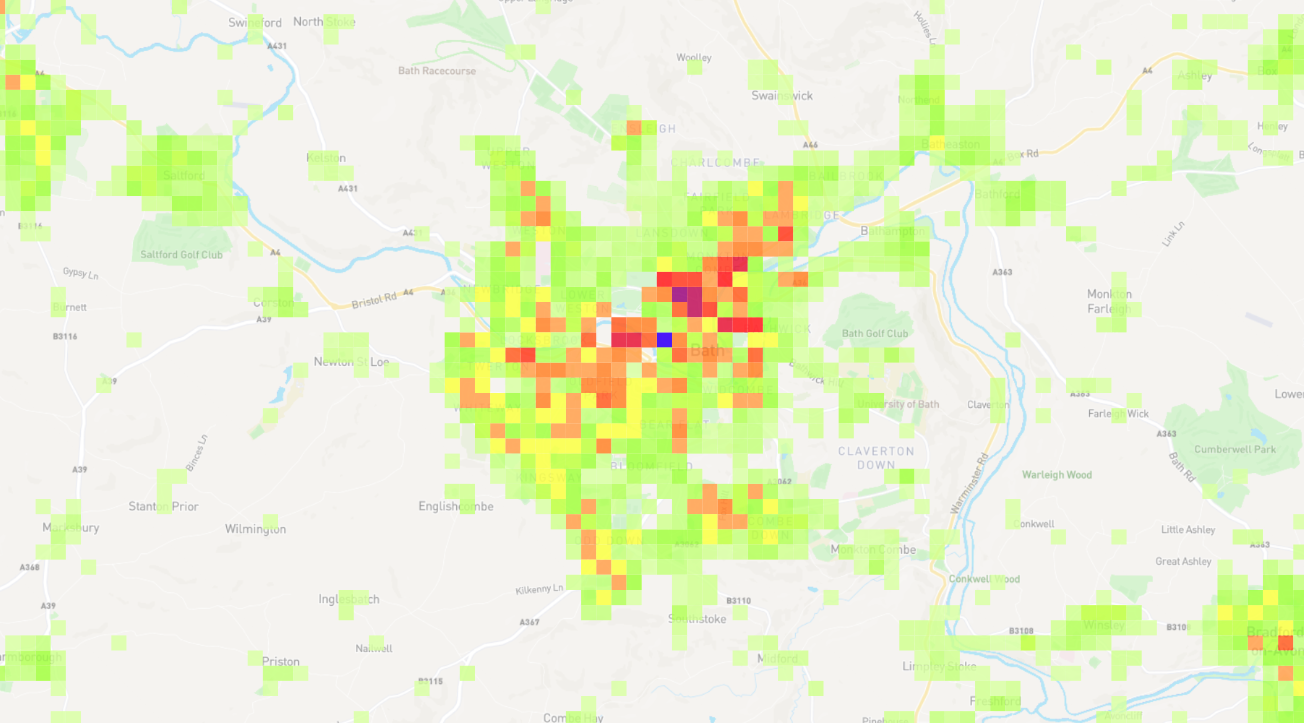 Property Density Layer aids urban planning