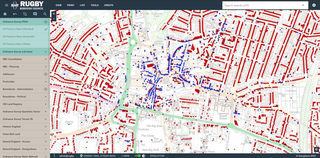 XMAP screenshot - addresses