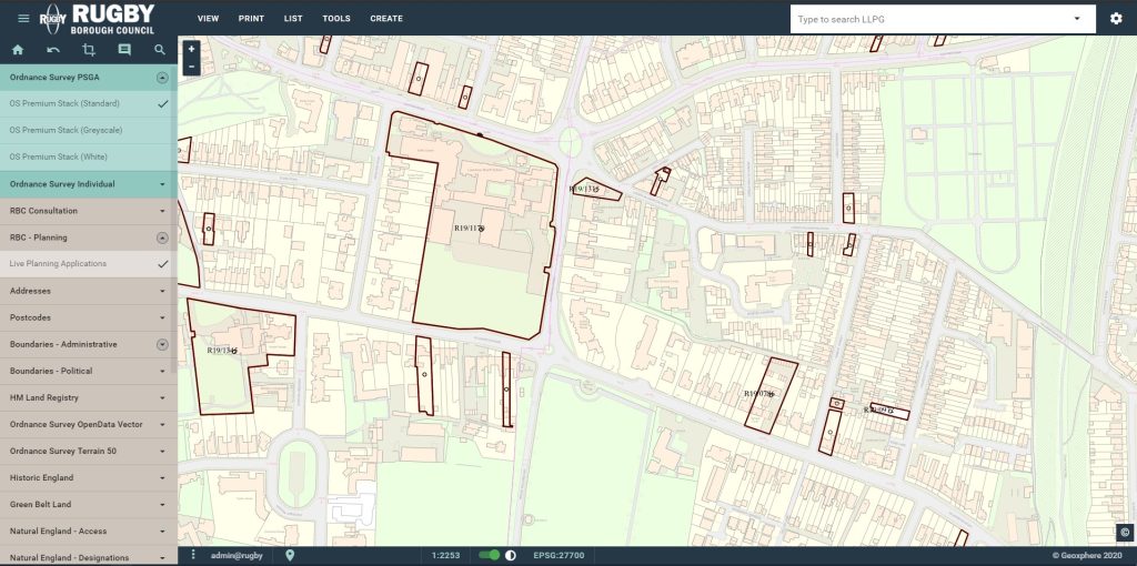 XMAP screenshot - planning