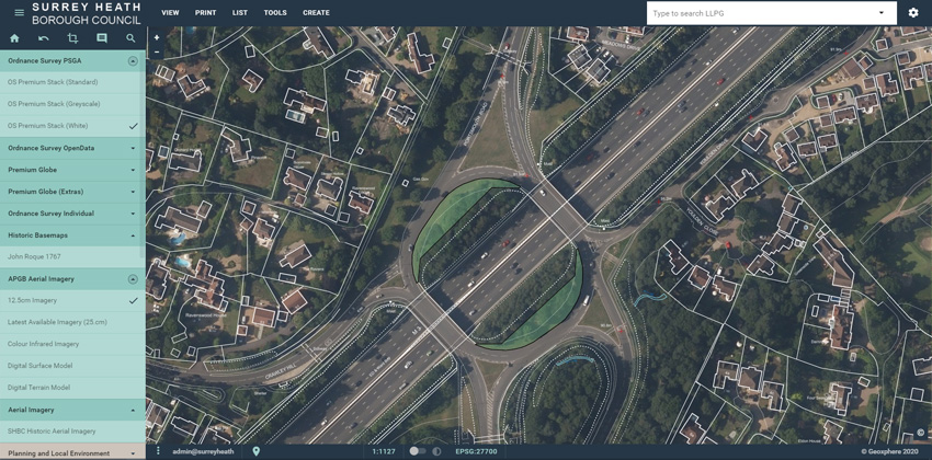XMAP screenshot - grounds maintenance