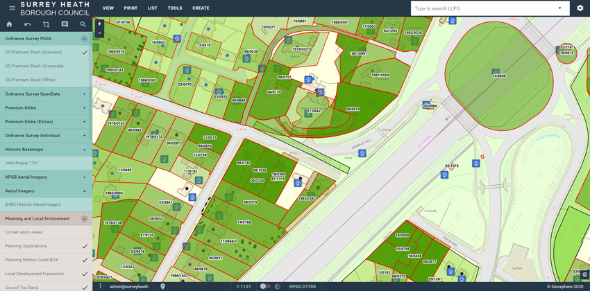 XMAP screenshot - planning