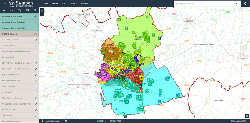 XMAP screenshot - maps